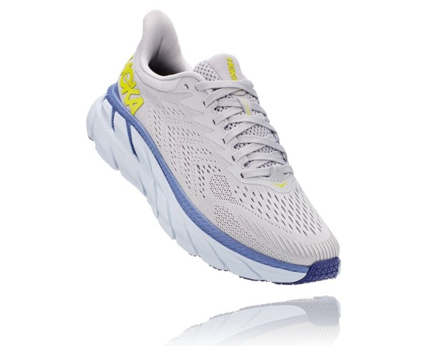 Hoka One One Clifton 7 Womens UK - Grey Road Running Shoes - GOYPW3275